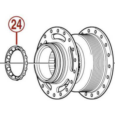 Shimano Kogelring B 3/16X16 Nexus Sg7C - Le Coq Wielerartikelen