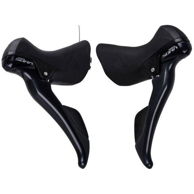 Shimano Verstellerset Met Remhendels 2 X 9 Speed Sora St-R3000 - Zwart - Le Coq Wielerartikelen