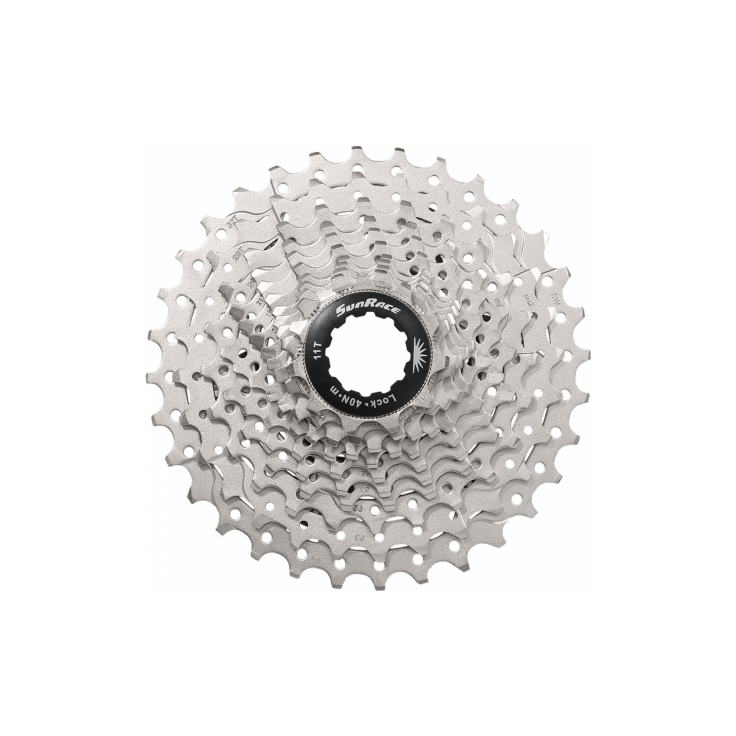 Sunrace Cassette 11 Speed Csrs3 11-32T - Metallic Met Zwarte Spider - Le Coq Wielerartikelen