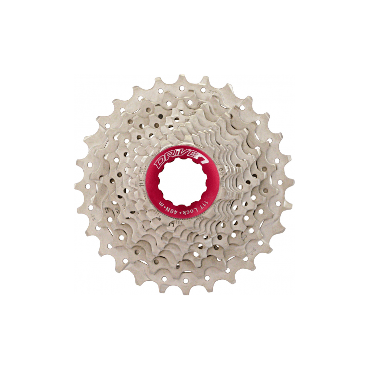 Sunrace Cassette Csrx0 10 Speed 11-28T - Metallic - Le Coq Wielerartikelen