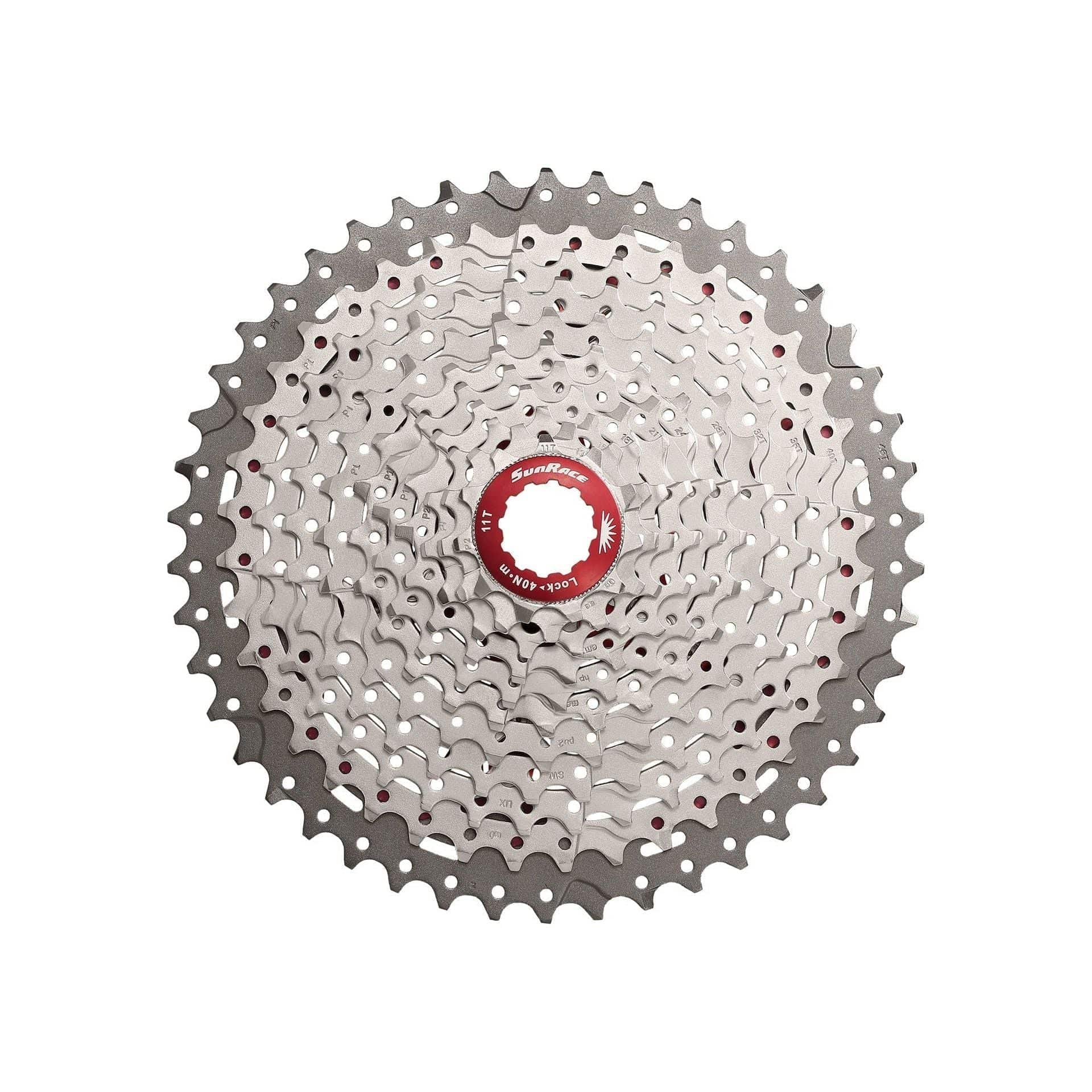 Sunrace Cassette Csmx8 - 11 Speed 11-46T - Metalic - Le Coq Wielerartikelen
