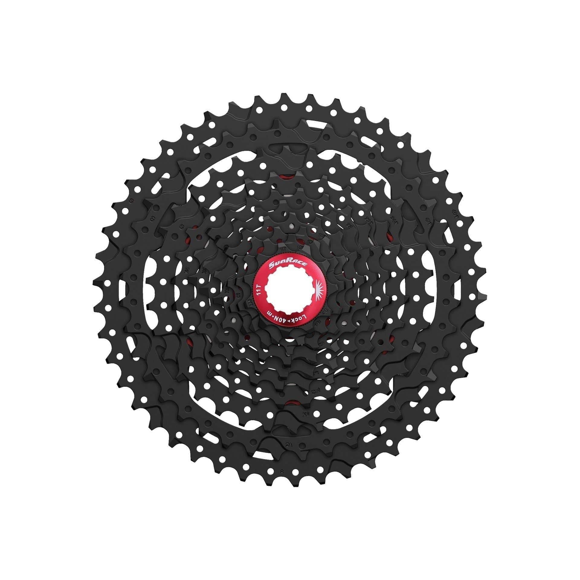 Sunrace Cassette Csmx3 10-Speed - 11-42T - Zwart - Le Coq Wielerartikelen
