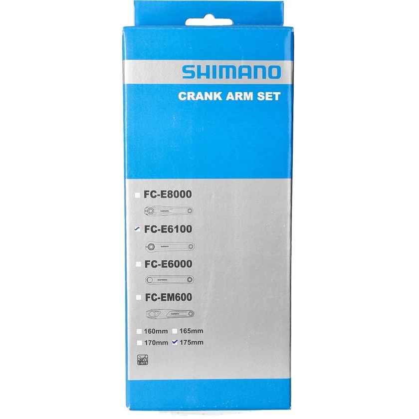 Shimano Steps FC-E6100 Jeu De Manivelles 175 mm Noir