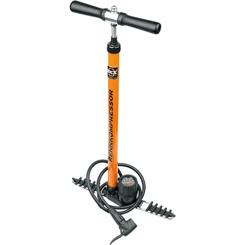 Pompe à pied SKS, compresseur de course, tête en cuivre, 1941 - Orange