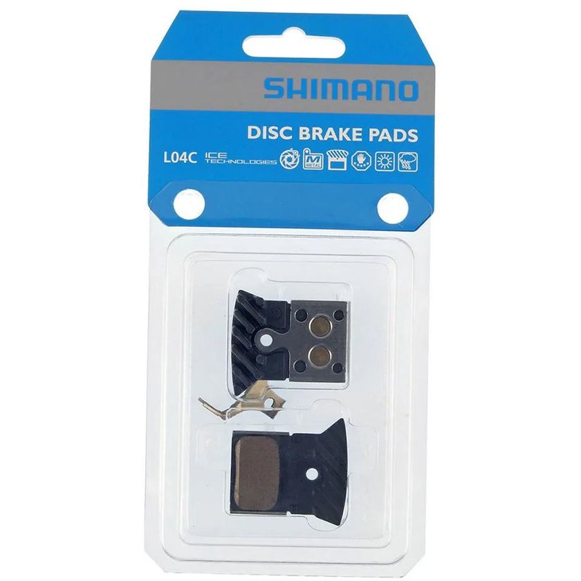 Shimano Scheibenbremsbelagsatz L04C Metall (1 Paar)
