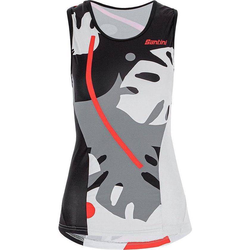 Santini Fietstop Dames Koraal - Maui Sleek Tri Top - M - Le Coq Wielerartikelen