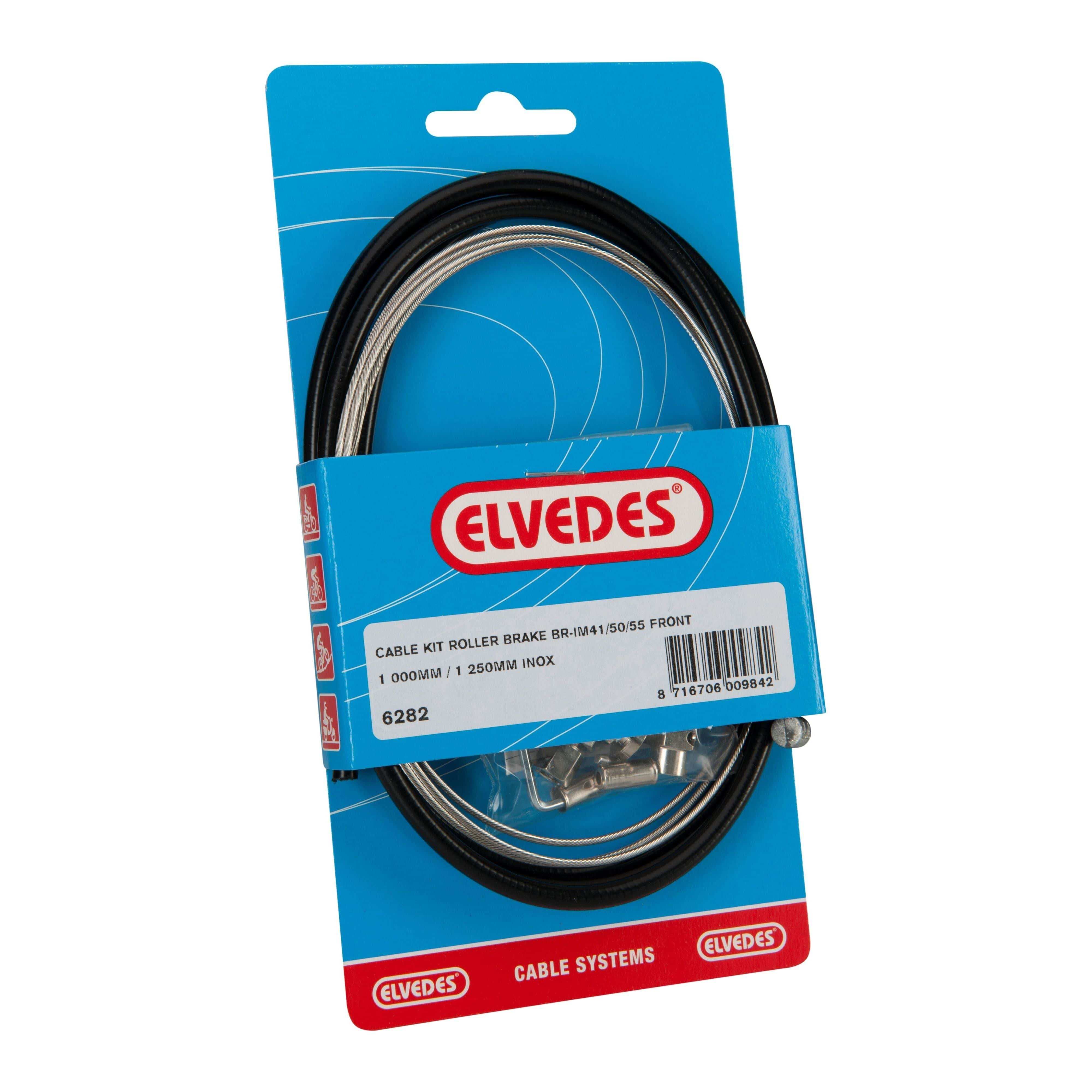 Elvedes Rollerbrake Kabelkit Br-Im41/50/53 1000Mm / 1250Mm Rvs - Le Coq Wielerartikelen