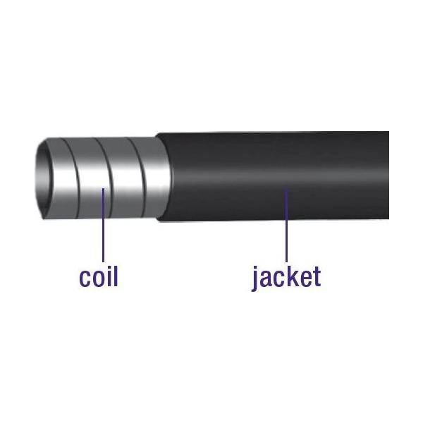 Rem Buitenkabel Elvedes Zonder Voering Ø5Mm / 10 Meter - Zwart (Rol) - Le Coq Wielerartikelen