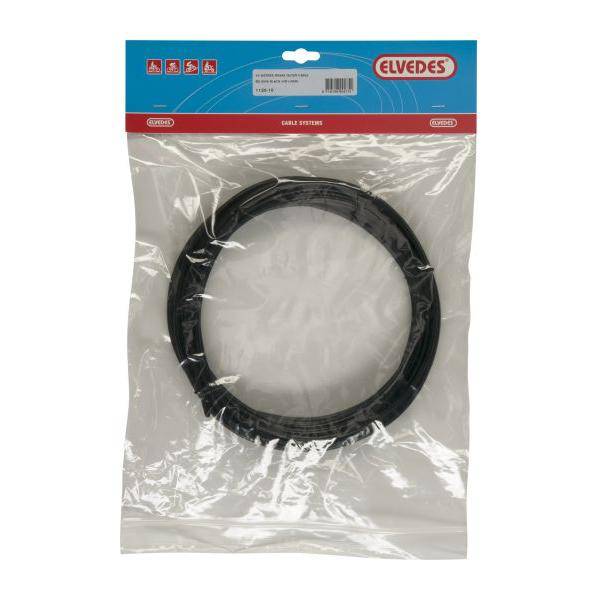 Rem Buitenkabel Elvedes Zonder Voering Ø5Mm / 10 Meter - Zwart (Rol) - Le Coq Wielerartikelen
