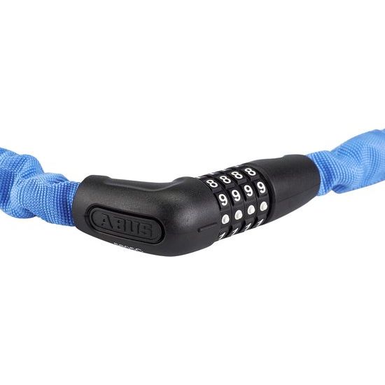 Abus Steel-O-Chain 5805C kettingslot van 75 cm met 5 mm dikte en code, beveiligingskettingslot in zwart