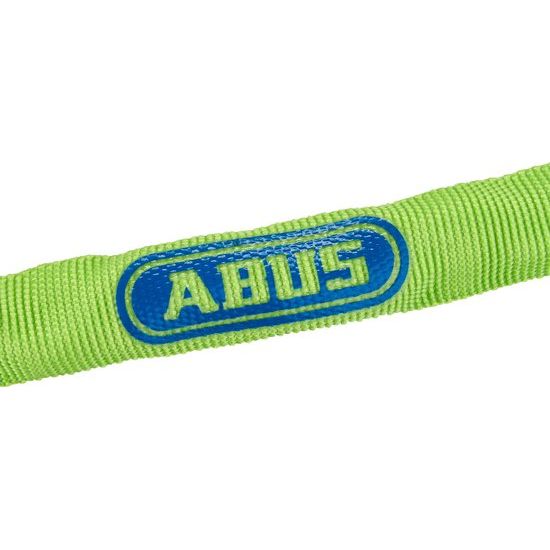 Abus Steel-O-Chain kettingslot van 75cm met 4mm ketting voor fietsbeveiliging, stevig en betrouwbaar in zwarte kleur