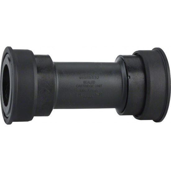 Shimano RS500 press-fit trapasset, 86,5 mm, voor racefietsen, zwart, inclusief bevestigingsmateriaal en lagers