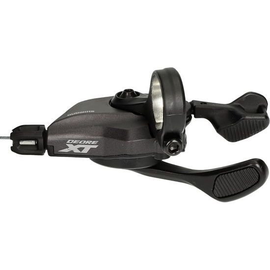 Shimano Deore XT 12-speed Rapidfire Plus shifter rechts, compatibele versteller voor soepele schakeling, zwart en ergonomisch design