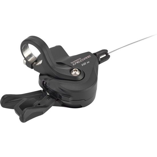 Shimano Deore SL-M6100 12-speed rechtschakelpook met display voor mountainbike of racefiets, zwart met bedieningsknoppen