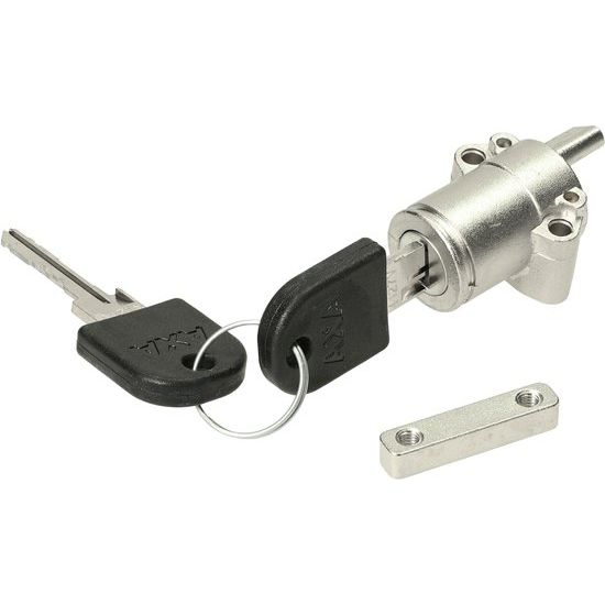 Axa Bosch Gen3 Accuslot Powertube 500 zilverkleurige slothouder en bevestiging voor elektrische fiets, zichtbaar op afbeelding