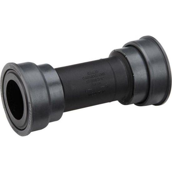 Shimano Sm-Bb71 Press Fit trapasset met zwart frame voor 89,5/92 mm, duurzaam en geschikt voor racefietsen.