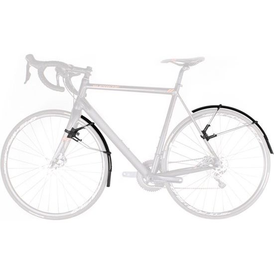 SKS Spatbordset 28 Raceblade Pro Stealth Mat Zwart