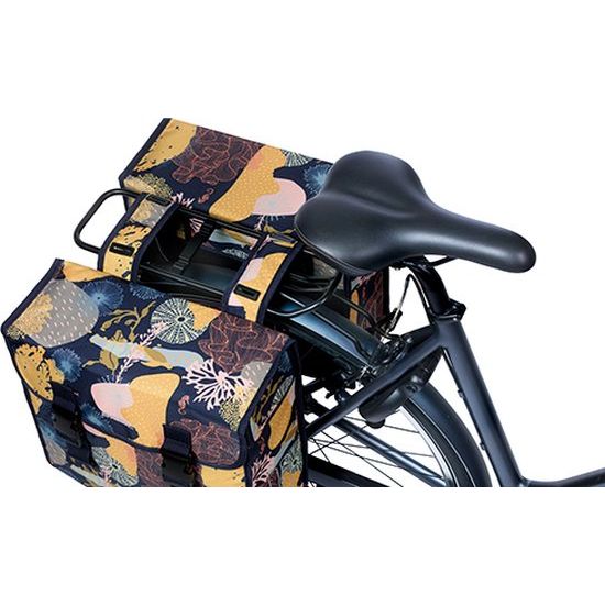 Basil Mara XL Reef 35 Liter Dubbele Fietstas Nachtblauw