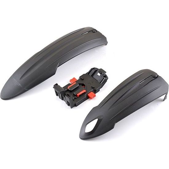Polisport Cross Country Evo voorspatbord zwart voor 26, 27,5 en 29 inch mountainbikes, snelspansysteem voor eenvoudige montage