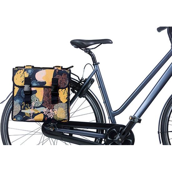 Basil Mara XL Reef 35 Liter Dubbele Fietstas Nachtblauw