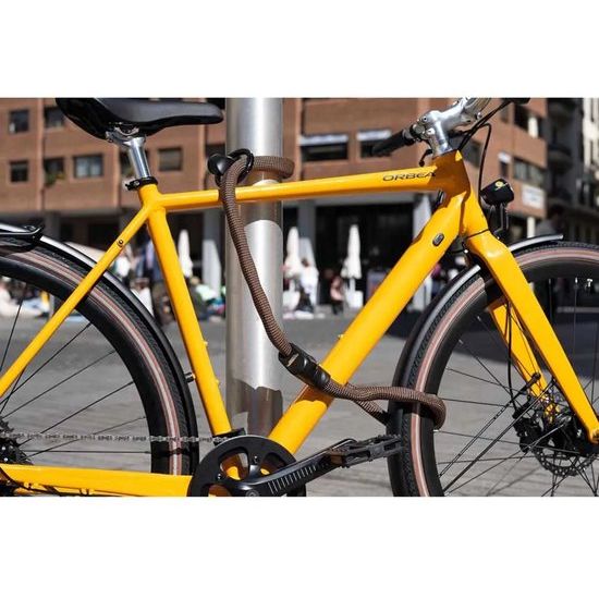 Abus Infinity Loop 1806 kettingslot van 140 cm lang en 6 mm dik, stevig en geschikt voor beveiliging van fietsen.