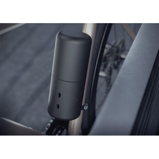 Zwart Abus Catena 6806 QST kettingslot met 110 cm lengte en 6 mm dikte, zichtbaar met stevige ketting en slotmechanisme