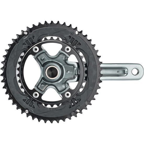 Shimano Kurbelgarnitur 2 X 10 Speed Tiagra FC-4700 - 172.5/52-36 Hohlachse - Schwarz
