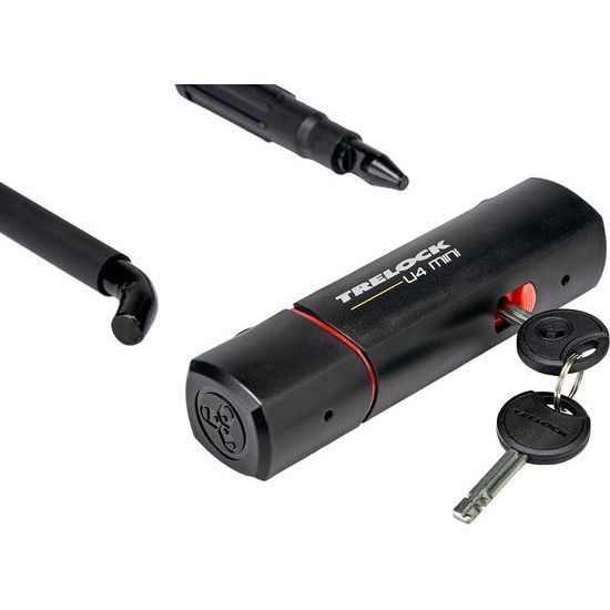 Trelock Bügelschloss U4 Mini 83-152 Zb 401 - Schwarz