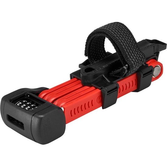 Abus Bordo Lite 6055C SH vouwslot van 85 cm met cijfercode en houder, zichtbaar in de afbeelding.