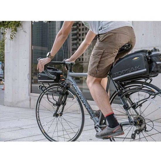Topeak Voordrager Road Tetrarack R1 vooraan fietsendrager op racefiets, stevig en lichtgewicht voor bagage of accessoires