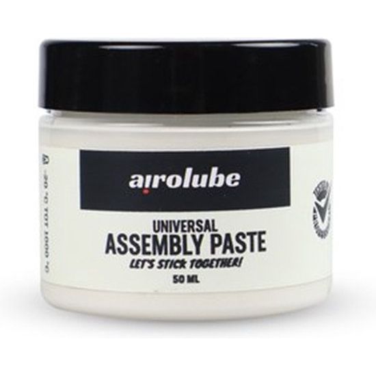 Airolube universele keramische montagepasta in een tube, biologisch afbreekbaar en geschikt voor diverse montageklussen.