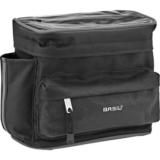 Basil Mali Lenkertasche 8 Liter Schwarz 600D Polyester