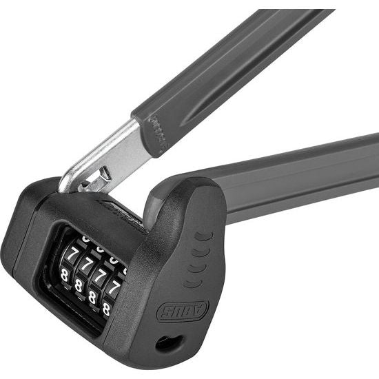 Abus Bordo Lite 6055C SH Vouwslot met cijferslot en houder, 85 cm, stevig fietsslot in gesloten positie