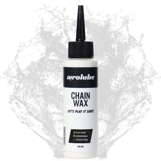 Airolube Chainwax kettingwax biologisch afbreekbaar, smeermiddel voor fietsen met een gladde, schone ketting en milieuvriendelijk ontwerp