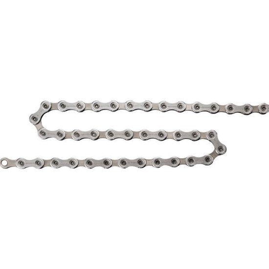 Shimano 11-speed ketting CN-HG601-11 met quick link voor snelle montage, geschikt voor racefietsen en mountainbikes.