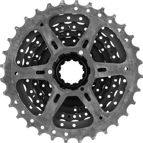 Shimano Altus HG31 8-speed cassette voor fiets, metalen tandwielen en compatibele snelheidsmechanismen