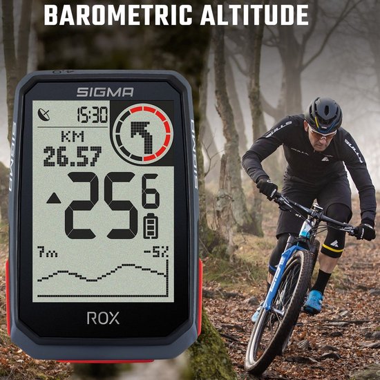 Sigma Gps Fietscomputer Rox 4.0 Gps Hr + Cadans Set