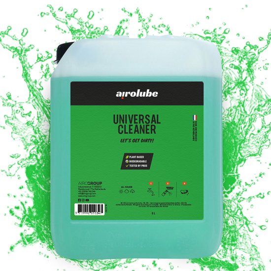 Airolube Universele schoonmaakmiddel met plantaardige formule, multifunctioneel reiniger voor verschillende oppervlakken.