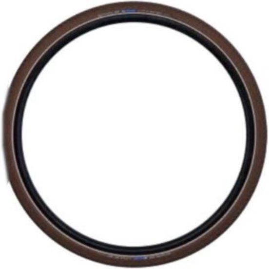 Pneu extérieur Schwalbe Delta Cruiser Plus 28 x 1.40 marron avec bandes réfléchissantes