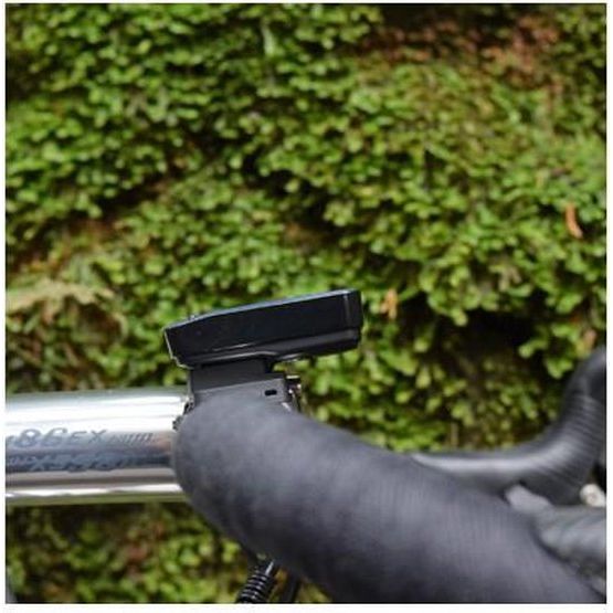 Cateye Velo 7 CC-VL520 fietscomputer met 7 functies, zwart, kilometerweergave en eenvoudige bediening op fiets.