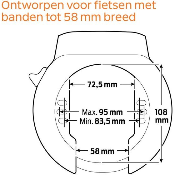 Zwart Axa Ringslot Block XXL op kaart, stevig en veilig ringslot voor extra fietsbeveiliging.