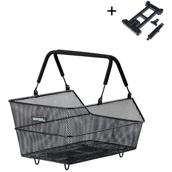 Basil Cento S Mik-Befestigung Fahrradkorb 7 Liter - Schwarz