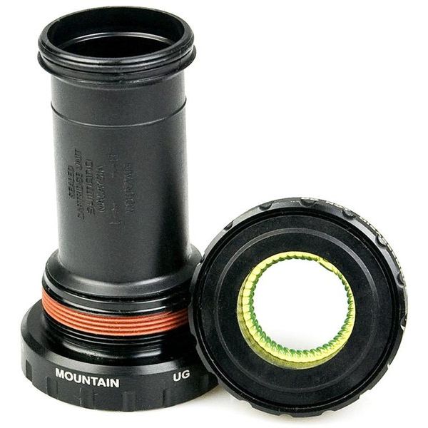 Shimano Deore M5100 trapas BB-MT501 voor BSA 68/73 mm, hollowtech II, geschikt voor mountainbikes, zwart, metalen component