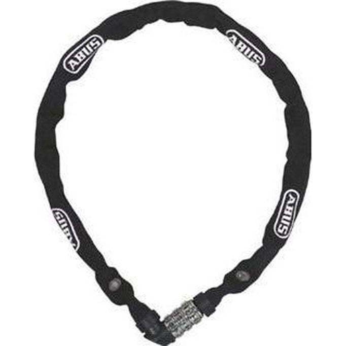 Abus 1200/60 Web kettingslot van 60 cm en 4 mm dik, stevig beveiligingsslot voor fietsen of accessoires.