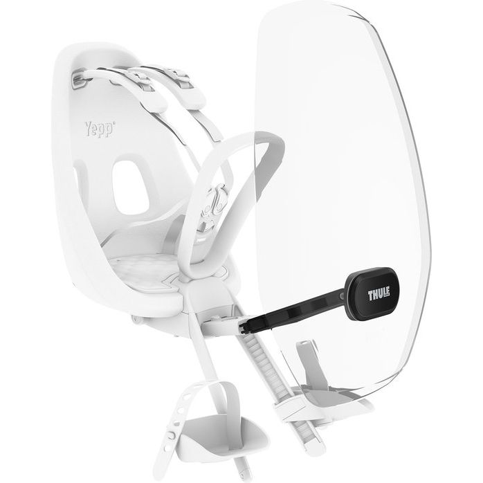 Transparant universeel Thule Yepp windscherm voor fiets, beschermt tegen wind en windvlagen, zichtbaar op 550x698 afbeelding