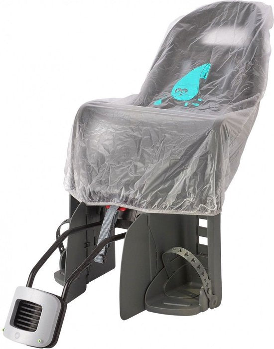 Transparante Polisport Guppy Maxi regenhoes voor maximale bescherming tegen regen en wind.