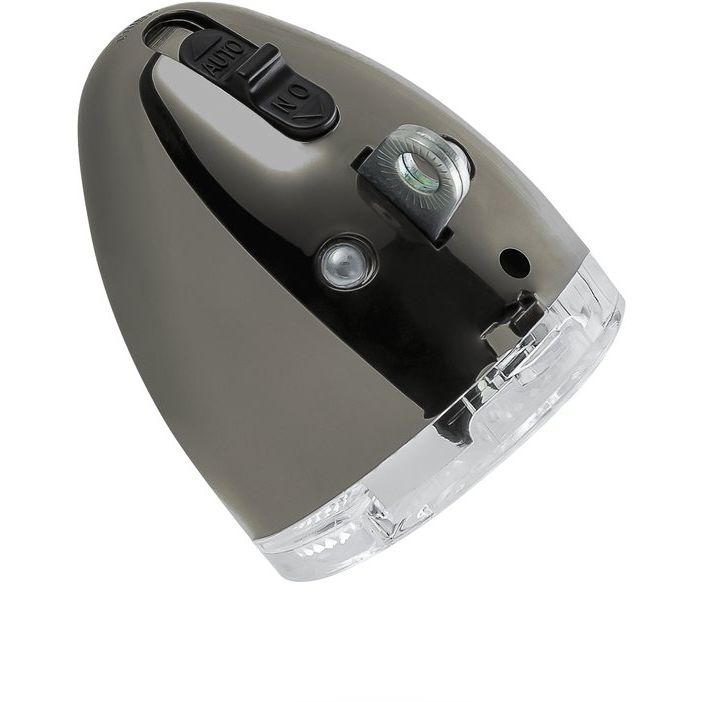Axa koplamp 606 met 15 Lux steady auto dark chrome, heldere autolamp met chromen afwerking en automatische donkerfunctie.