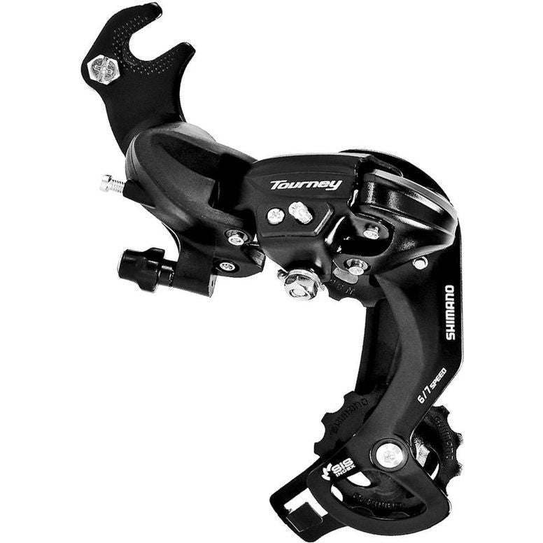 Shimano Tourney TY300 Schaltwerk 6-/7-Fach Mit Haken (B-Type) Schwarz