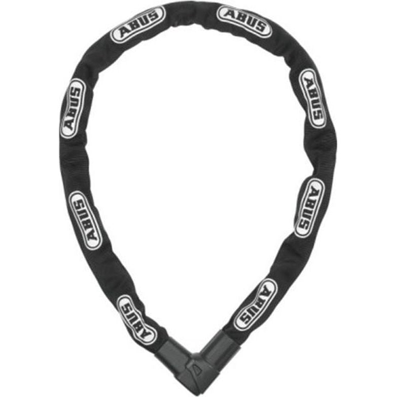 Zwart Abus Citychain 1010 kettingslot van 170 cm en 9 mm dik met stevige metalen ketting voor extra beveiliging