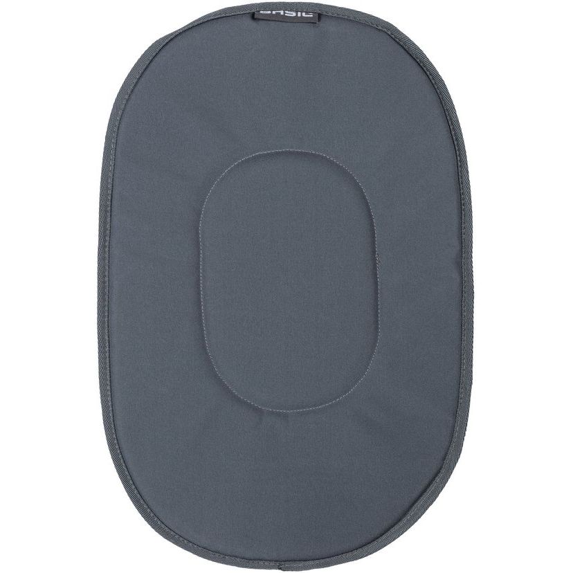 Panier de vélo ovale en osier pour chien Basil Pluto 50 x 37 x 20 cm, montage sur guidon